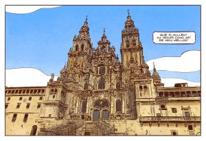 Catedral de Santiago de Compostela. Páxina de bd